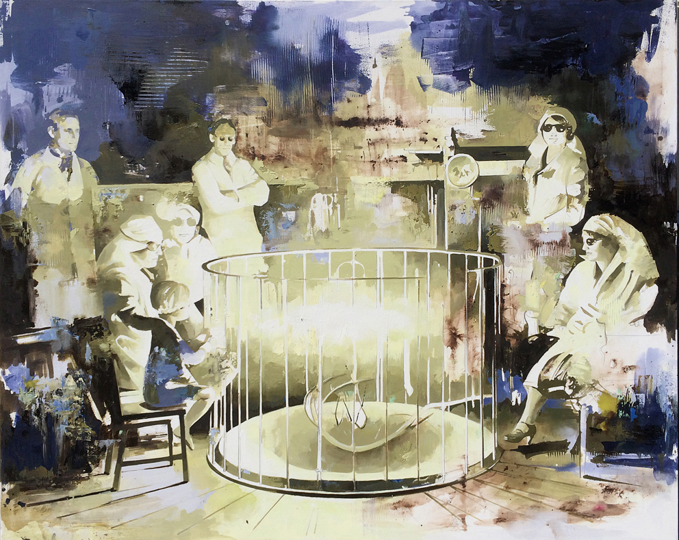 13 - Lichtsatz, 140 x 175 cm, Öl auf Leinwand, 2016